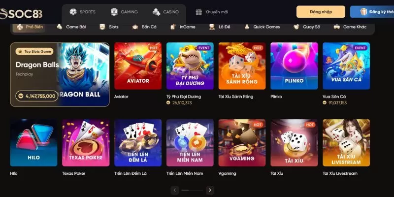 Ưu điểm thể hiệu uy tín và đẳng cấp của Soc88 Ưu điểm thể hiệu uy tín và đẳng cấp của Soc88